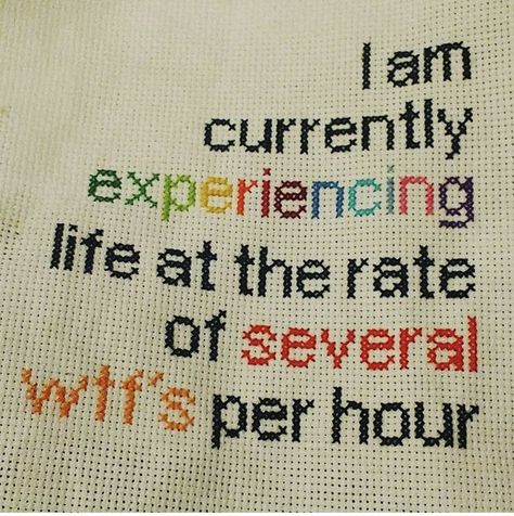 And the fact that it's crocheted on a pillow, makes it even more appropriate. Gavin Memes, Stitch Quote, Cross Stitch Funny, Wrong Person, Whole New World, July 17, A Whole New World, House And Home, Quick Jokes