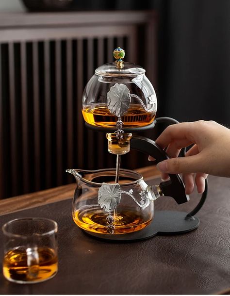 Tea Set Magnetic Water Diversion | Magnetic Glass Tea Set | Magnetic Glass Teapot - Teaware Sets - Aliexpress Transparent Fish, Tea Party Tea, Glass Tea Set, Small Tea Cups, Drawing Room Decor, 2024 Inspiration, Afternoon Tea Set, Kung Fu Tea, Tea Maker