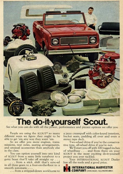 Why We Love Them: International Harvester Scout | Bring a Trailer Scout Truck, Scout International, International Pickup Truck, Scout 800, Ih Scout, International Scout Ii, International Harvester Scout, International Harvester Truck, International Scout