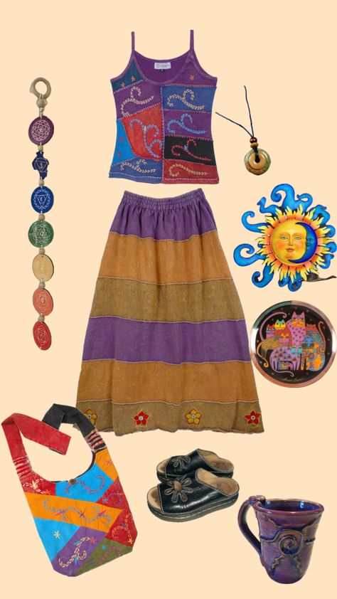 #whimsical #patchworkskirt #whimsicraft #laurelburch #risinginternational Patchwork Skirt, Laurel Burch, Polyvore