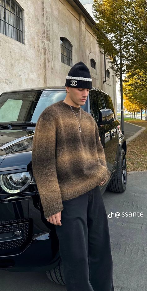 Winter Outfits Baggy, Streetwear Fall Outfits, Men Fall Outfits Casual, Mens Spring Fashion Outfits, Black Men Casual Style, Men Fall Outfits, Outfits Baggy, Black Men Fashion Casual, Classy Outfits Men