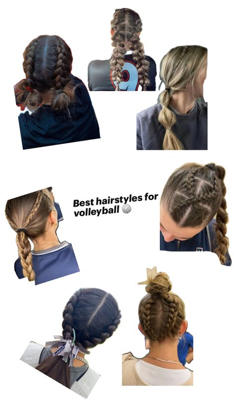 Softball Hair, Softball Hairstyles, Cool Braid Hairstyles, Cool Braids, Sporty Hairstyles, Braid Hairstyles, Volleyball Hairstyles, Softball, Hair Inspo