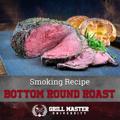 Outside Round Roast, Round Roast Recipe, Smoked Beef Roast, Bottom Round Roast Recipes, Bottom Round Roast, Smoked Vegetables, Leftover Beef, One Mistake, Smoker Cooking