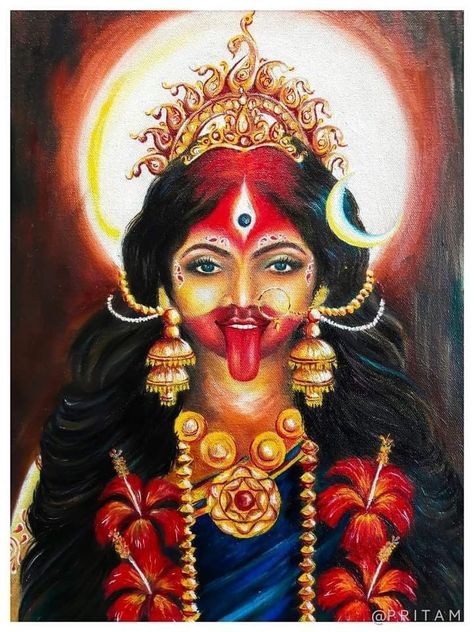 Rudra is Medhapati also called Brihaspati he's the guru of gods, goddess Prishni as Tara or Neela Saraswati is his Shakti "power". Ma Kali Paintings, Kali Ma Drawing, Maa Kali Drawing, Maa Tara, Goddess Kali Images, Devi Maa, Indian Goddess Kali, Mother Kali, Abstract Pencil Drawings