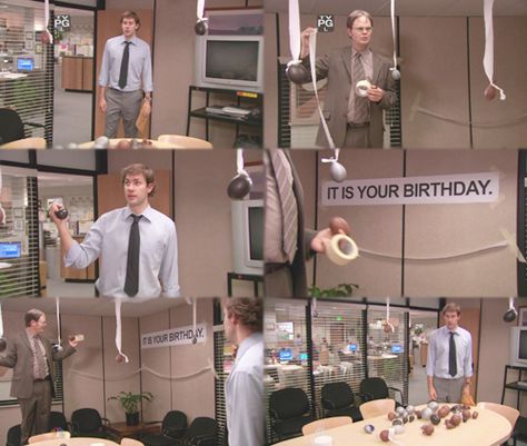 it is your birthday. the office. Office Themed Party, Office Birthday Party, Office Themes, Office Tv, Office Memes, Office Birthday, Dunder Mifflin, Birthday Meme, Surprise Party