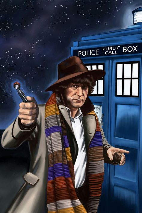 DOCTOR 4 TOM BAKER Doctor Who Tom Baker, Dr Who Tom Baker, Clay Mation, Big Finish Doctor Who, Casino Movie, Fourth Doctor, William Hartnell Doctor Who, Doctor Who Gallifrey Planet, Potrait Painting