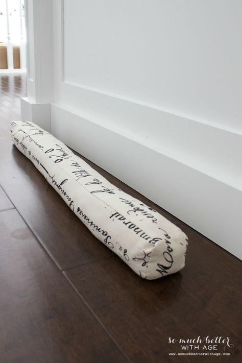 Draught Excluder Diy, Draft Stopper Diy, Door Blocker, Door Draft Blocker, Door Snake, Draft Blocker, Make A Door, Handmade Gifts For Friends, Door Draught Stopper