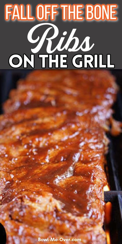 Rib On Grill Recipe, Best Rib Recipe, Best Way To Cook Ribs On The Grill, Easy Bbq Ribs On The Grill, Barbecued Ribs On The Grill, Ribs On Bbq Grill, Quick Rib Recipes, Best Ribs Ever, How To Make Pork Ribs