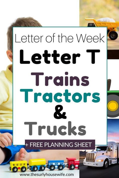 Teaching your child the alphabet? Does your child love all things transportation? Click here for letter T activities that are transportation inspired! | Transportation activities for preschoolers | Transportation books for kids | Letter T activities and crafts for home preschool Transportation Activities For Preschoolers, T Activities, Letter T Crafts, Letter T Activities, Books And Crafts, Home Preschool, Transportation Activities, Pirate Books, Activities For Preschoolers