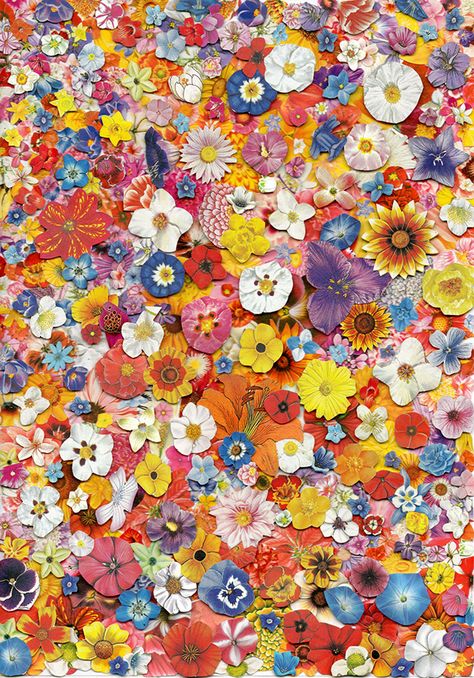 Flower Collage, Original Collage, Collage Artists, Mellow Yellow, Collage Art, Artist Inspiration, Art Wallpaper, Flower Art, Art Inspo