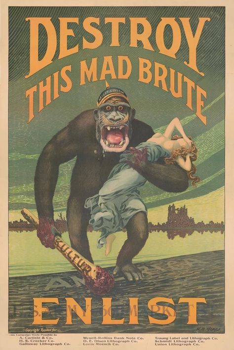 Humor and Horror: Printed Propaganda during World War I | The Metropolitan Museum of Art Ww1 Poster, Ww1 Posters, Wwii Posters, Recruitment Poster, Kaiser Wilhelm, Propaganda Art, Austro Hungarian, German Women, Karl Marx