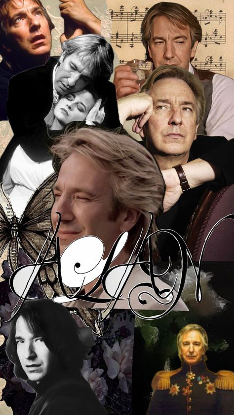 Alan Rickman 😍 Alan Rickman Wallpaper, Alan Rickman Always, Alan Rickman, I Love Him, Wallpapers, Pins, Quick Saves