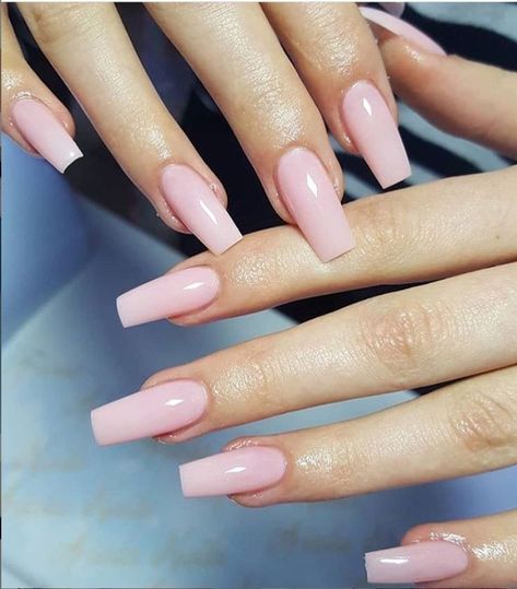 Pale Pink Acrylic Nails, Light Pink Acrylic Nails, Acrylic Coffin Nails, Side Braids, French Pedicure, Light Pink Nails, Acrylic Coffin, Coffin Nails Long, Pink Nail