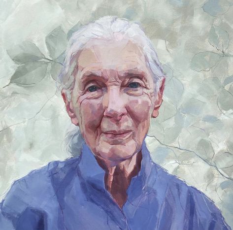 Portrait Artist Of The Year, Portraiture Art, Oil Painting Inspiration, Jane Goodall, Portraiture Painting, Paintings Famous, Portrait Paintings, Painting People, Figurative Artists