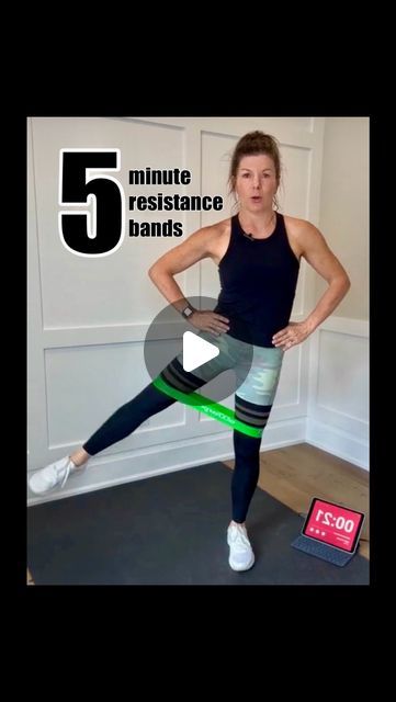 Workouts Using Bands, Door Resistance Band Workout, Resistance Band Leg Exercises, Exercise Bands Workout, Leg Resistance Band Workout, Banded Leg Workout, Leg Band Workout, Loop Band Workout, Resistance Band Leg Workout