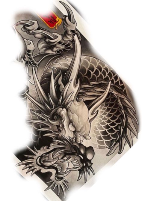 Dragon Head Hand Tattoo, Japanese Dragon Tattoos For Men, Dragon Tattoo Forearm, Koi Dragon Tattoo, Dragon Tattoo Drawing, Dragon Head Tattoo, Dragon Tattoo Ideas, Chinese Dragon Art, Dragon Tattoos For Men