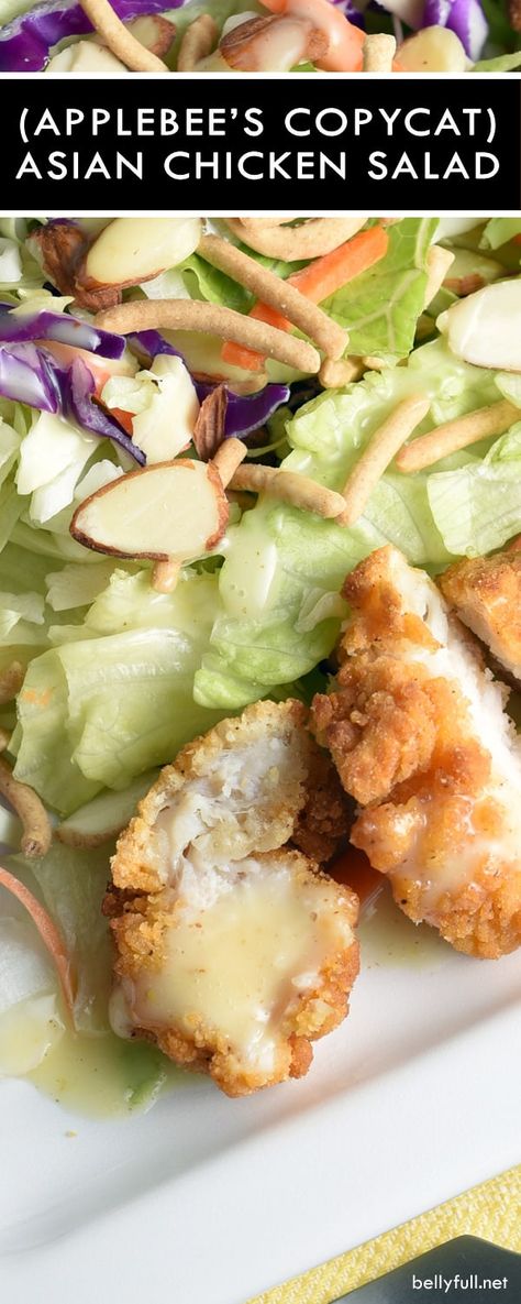 Applebees Asian Chicken Salad, Chicken Salad Using Canned Chicken, Using Canned Chicken, Copycat Salad, Asian Chicken Salad Recipe, Salad Copycat, Asian Chicken Salad, Asian Chicken Salads, Diner Recept