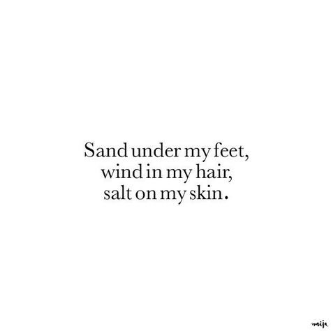 LA COOL & CHIC | Beach quotes, Instagram quotes captions, Words quotes Wind In My Hair, Ocean Quotes, Beach Quotes, Summer Quotes, Instagram Quotes Captions, Caption Quotes, Visual Statements, Instagram Quotes, My Skin