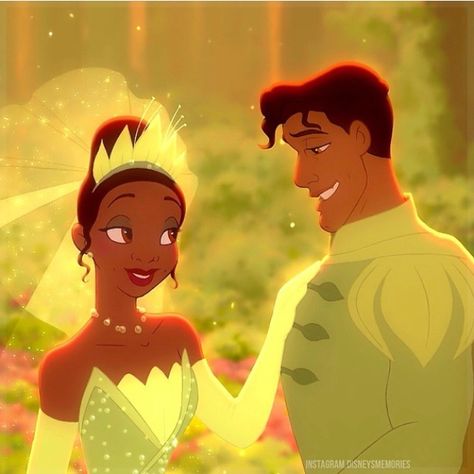 Tiana and Naveen ❤ Tiana And Naveen, Tiana Disney, Disney Romance, Madara Susanoo, Princesa Tiana, Disney Princess Tiana, Disney Princess Artwork, Disney Icons, Disney Princess Modern