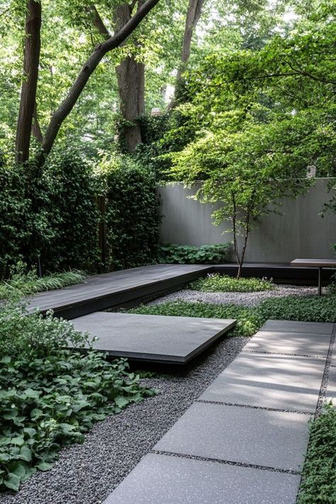 Create a serene garden with minimalist design elements! 🌱🪴 Focus on essentials like clean lines, natural materials, and subtle color palettes to achieve a simple and uncluttered outdoor space. Embrace the beauty of minimalism in your garden. #MinimalistGardens #GardenDesign #SimpleBeauty Serene Garden, Minimalist Garden, Tranquil Retreat, Landscape Concept, Landscape Architecture Design, Garden Elements, Garden Landscape Design, Small Backyard Design, Modern Landscaping