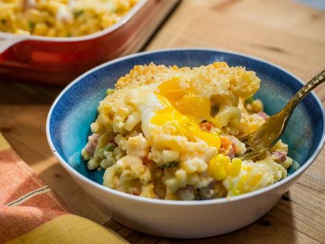 Get Breakfast Mac and Cheese Recipe from Food Network The Kitchen Food Network, The Kitchen Recipes, Mac And Cheese Recipe, Breakfast Casseroles, Egg Dishes, What's For Breakfast, Macaroni Cheese, Breakfast Of Champions, Breakfast For Dinner