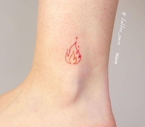 Fire Tattoo For Women, Small Flame Tattoo, Elegance Tattoo, Feminine Tattoo Ideas, Emoji Tattoo, Tattoo Line, Quote Tattoos, Floral Tattoos, Flame Tattoos