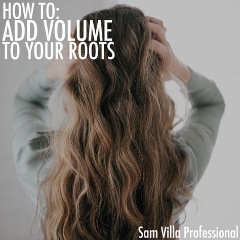 Pump up the volume!  Sam Villa Pro Volume At Roots, Root Volume, Pump Up The Volume, Bombshell Hair, Hair Care Brands, Hair Png, Hair Skin Nails, Diy Beauty Hacks, Easy Hairstyles For Long Hair