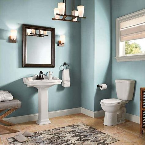 Behr Voyage Paint Color, Behr Paint Bathroom Colors, Behr Color Palette For Home, Behr Blue Paint Colors, Behr Color Palettes, Bathroom Paint Colors Behr, Behr Colors, Behr Paint Colors, Timeless Bathroom