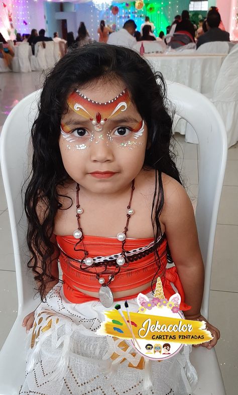 Mohana caritas pintadas Moana Face Paint, Moana Theme, Moana Themed Party, Painting Cartoon, Face Painting Easy, Face Painting Designs, Moana, Face Art, Makeup Art