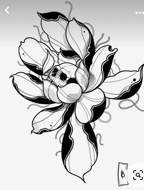 Japanese Tattoo Designs Flower, Black Work Flower Tattoo Design, Black Peony Tattoo Design, Floral Black Work Tattoo, Black Work Flower Tattoo, Dark Flowers Tattoo, Japanese Flower Drawing, Tattoo For Friends, Black Work Tattoo Design