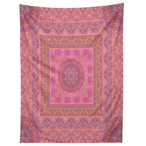 Aimee St Hill Farah Squared Soft Blush Tapestry | DENY Designs Home Accessories Spinning Dress, Picnic Day, Bed Chair, Tapestry Bedroom, Boho Tapestry, Wall Bed, Room Planning, Big Girl Rooms, Woven Wall Hanging