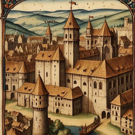 Medieval Life. Towns, Villages and Castles. (CastleLore) 🏰🕰️📜 If you want to read more about Middle Ages, click the link in our bio! (castlelore.com) 📖🔗 #middleages #medievalhistory #medieval #europeanhistory #culturallegacy #castle #castles #medievaltimes #medievallife #feudalism #knights #knight #nobile #medievaltown #medievalvillage #medievalsociety #castlephotography #medievaleurope #castlesofinstagram #historylovers #middleageshistory #historyofeurope #medieval #drawing #olddrawings #v... Middle Ages Aesthetic, Medieval Fantasy Aesthetic, Medieval Drawing, Middle Ages History, Medieval Ages, Medieval Life, Medieval Europe, Wild Boar, Medieval Times