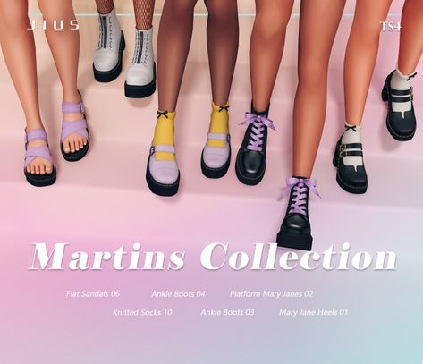 *Overview* Martins Collection | Jius-sims Sims 4 Jius, Sims 4 Cc Finds Shoes, Sims 4 Shoes Cc, Jius Sims, Glamourous Heels, Play Sims 4, Cc Shoes, Cc Clothes, Sims 4 Cc Shoes