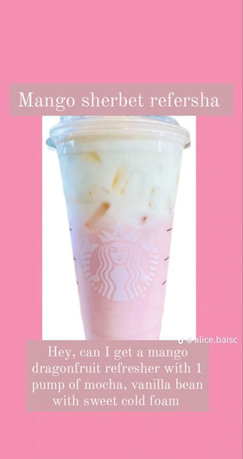 Diy Starbucks Drink, Starbucks Orders To Try, Starbucks Specialty Drinks, Starbucks Copycat Recipes Drinks, Starbucks Drink Orders, Starbies Drinks, Starbucks Drink Menu, Starbucks Drink Ideas, Starbucks Ideas