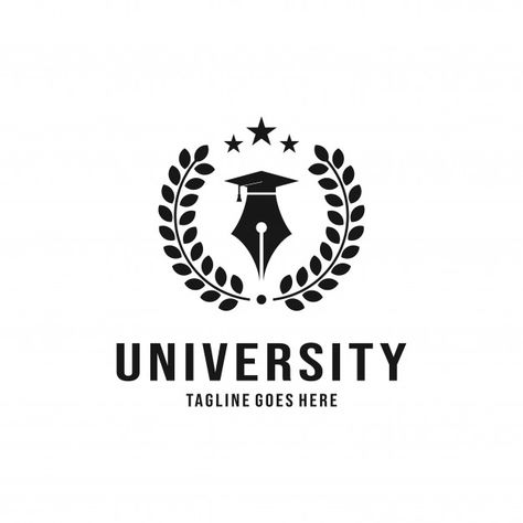 Luxury university logo design Premium Ve... | Premium Vector #Freepik #vector #logo #school #design #education University Logo Design Inspiration, School Logo Design Creative, Education Logo Design Creative, Logo Design University, School Logo Design Ideas, Luxury University, School Logo Ideas, University Logo Design, Educational Logo