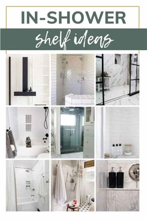 Discover a treasure trove of shelf Ideas for your shower space. From shower niches, corner shelves to sleek modern designs, we've curated the best shower shelf projects to help you organize and beautify your showers. Niche Shelves, Corner Shelf Ideas, Shower Corner Shelf, Shower Shelf, Shower Storage, Diy Shower, Shower Niche, Creative Storage, Corner Shower