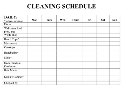 Cleaning Schedule Templates Free, Daily Cleaning Chart Printable, Daycare Cleaning Checklist, Classroom Cleaning Checklist, Office Cleaning Checklist Free Printable, Blank Cleaning Schedule, Cleaning List Printable, Blank Cleaning Checklist, House Cleaning Checklist Printable