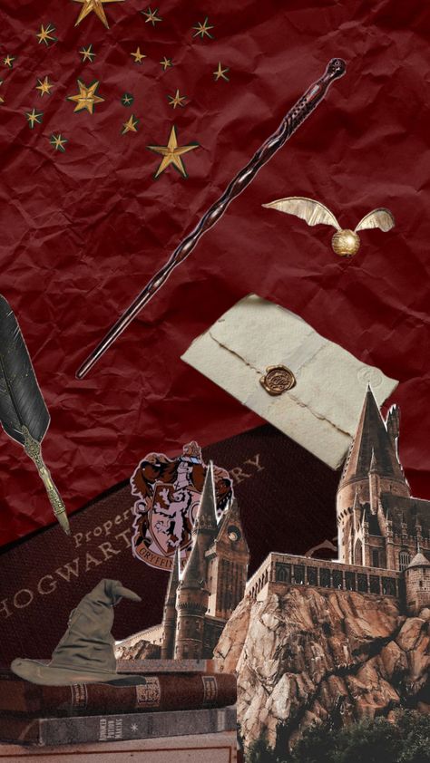 #wallpaper #harrypotteraesthetic#gryffindor #hogwarts Gryffindor Wallpaper, Harry Potter Aesthetic, Hogwarts