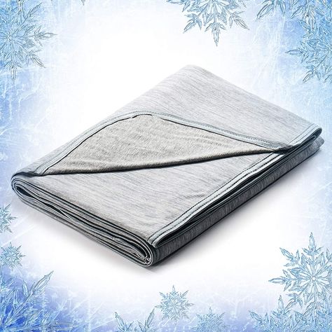 Costco Sells Cooling Blankets Perfect for Hot Summer Nights – SheKnows Cold Blanket, Fun Pillow Cases, Best Weighted Blanket, Grey Throw Blanket, Cool Comforters, Bed Blankets, Apartment Decoration, Summer Blanket, Twin Blanket