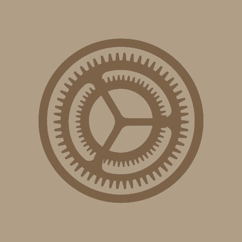 App Covers Brown Aesthetic, Brown Cream Aesthetic App Icons, Brown Logos For Apps, Aesthetic Logos For Apps Brown, Neutral App Icons Aesthetic Brown, Brown Iphone Icons, Brown Settings Icon, App Covers Brown, Brown App Covers