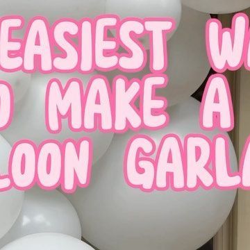 Madison Marschall on Instagram: "The longest part is blowing them up! Truly this is the easiest way in my opinion to do a balloon garland! Fishing line is easy too but this is easier 🤪✨ #diyballoongarland #easyballoongarland #diybirthdayparty" Diy Birthday Party, Balloon Diy, Fishing Line, In My Opinion, Grad Party, My Opinions, Grad Parties, Balloon Garland, Balloons