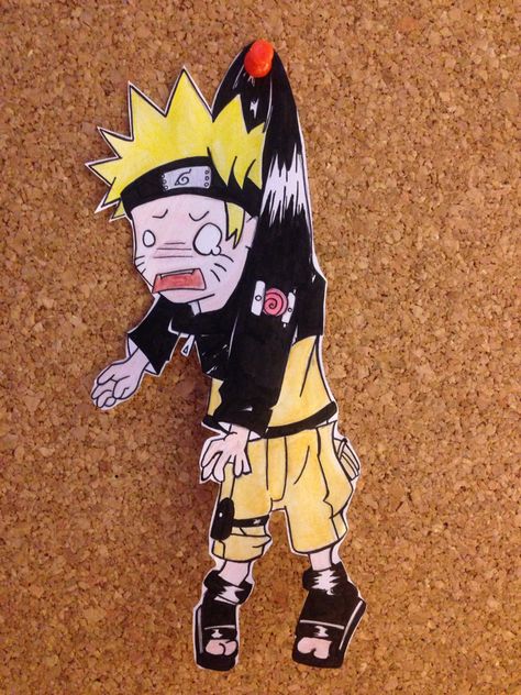 Gojo Paper Crafts, Gojo Pixel Art, Diy Naruto, Anime Diys, Anime Crafts Diy, Anime Diy, Paper Child, Anime Decor, Anime Room