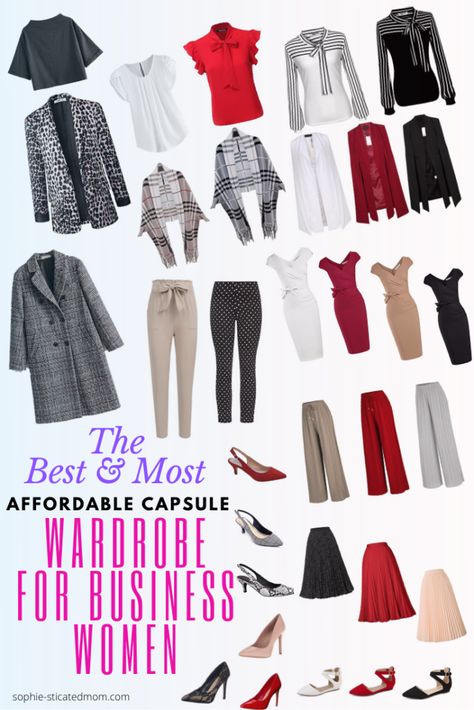 Capsule Wardrobe For Work, Office Capsule Wardrobe, Looking Expensive, Office Capsule, Stylish Capsule Wardrobe, Wardrobe For Women, Stylish Office Wear, Mom Dr, Capsule Wardrobe Women