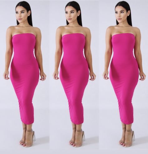 💕Jessica Tube Dress 💕✨www.fashionbombshellz.com✨ . . . .  #fashion #womensfashion #fashionista #outfitinspiration #fashioninspo #body #style #streetstyle #pink #fashionable #bodycondress #beauty #ootn #blogger #beautiful #outfit #outfitoftheday #instafashion #valentinesday #fashionblogger #ootd #ootdfashion #tubedress #styleblogger #maxidress #dress #styleinspo #fashioninspo #bodycon #neonpink #outfitinspo Pink Tube Dress, Dressing Sense, Modern Dress, Tube Dress, Body Style, Ootd Fashion, Size Clothing, Stylish Outfits, Insta Fashion