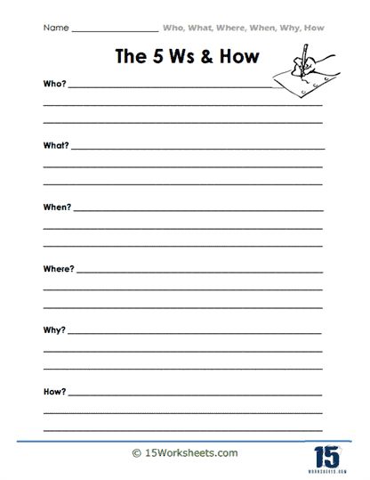 Curiosity Canvas Worksheet - 15 Worksheets.com