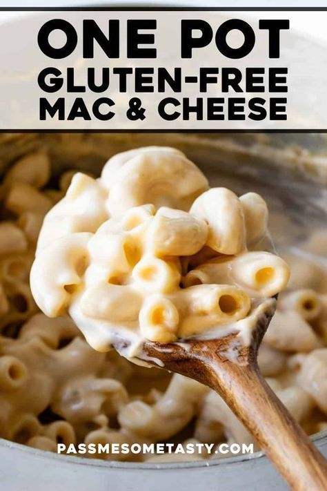 This creamy, cheesy homemade stovetop gluten-free mac and cheese is almost as quick and just as easy as the boxed stuff, but oh, SO much better. Made in one pot and takes just 20 minutes from start to finish! Pasta Entrees, Gluten Free Mac And Cheese, Gluten Free Panko, Dinners Easy, Creamy Macaroni And Cheese, Weekly Dinner, Dinner Plans, Iowa Girl Eats, True Food