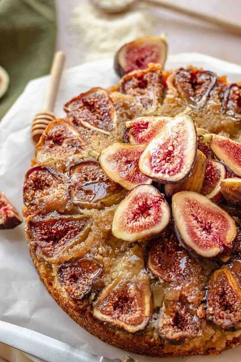 Panna Cotta Tart, Fig Dessert, Fig Season, Fig Cake, Fig Recipes, Coconut Almond, Almond Cake, Fig Jam, Almond Flavor