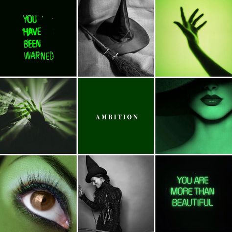 Wicked Witch Of The West Aesthetic, Wicked Musical Aesthetic, Green Girl Aesthetic, Elphaba Aesthetic, Hosting Themes, Vic Core, Wicked Merch, Wicked Musical Broadway, Wicked Aesthetic