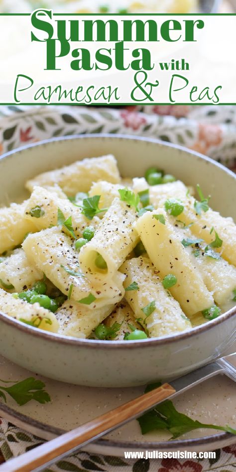 Dinner Recipes With Peas, Pasta Recipes With Peas, Summer Pasta Dishes Dinners, Light Summer Pasta Recipes, Light Summer Dinners, Summer Pasta Dishes, Summer Pasta Recipes, Pasta With Peas, Light Pasta