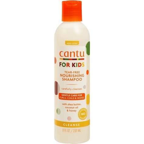 Cantu Care for Kids Tear-Free Nourishing Shampoo (237ml) gently cleanses curls and waves, protecting fragile hair. Blending pure Shea Butter, Coconut Oil and Honey, it gently nourishes textured hair with its caring, tear-free formula. Sulphate, silicone, mineral oil, paraben, phthalates-free. Cruelty-free.Directions of use:
Wet hair completely and section if needed.
Massage into wet hair from root to tip.
Work into lather and rinse thoroughly.
A second lather and rinse are recommended for hair with heavy product build-up.
For best results, use in conjunction with Cantu Kids Nourishing Conditioner. Cantu For Kids, Hair Blending, Nourishing Shampoo, Wet Hair, Mineral Oil, Textured Hair, Coconut Oil, Shea Butter, Blending